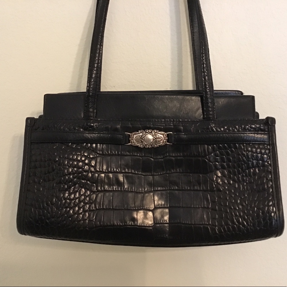 Brighton black leather purse